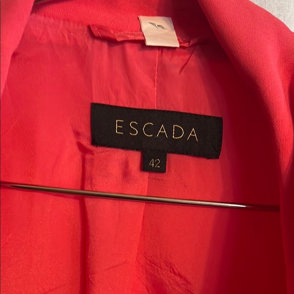 Escada Women's Pink/Peach Blazer | Menswear Look for Spring - Picture 2 of 4
